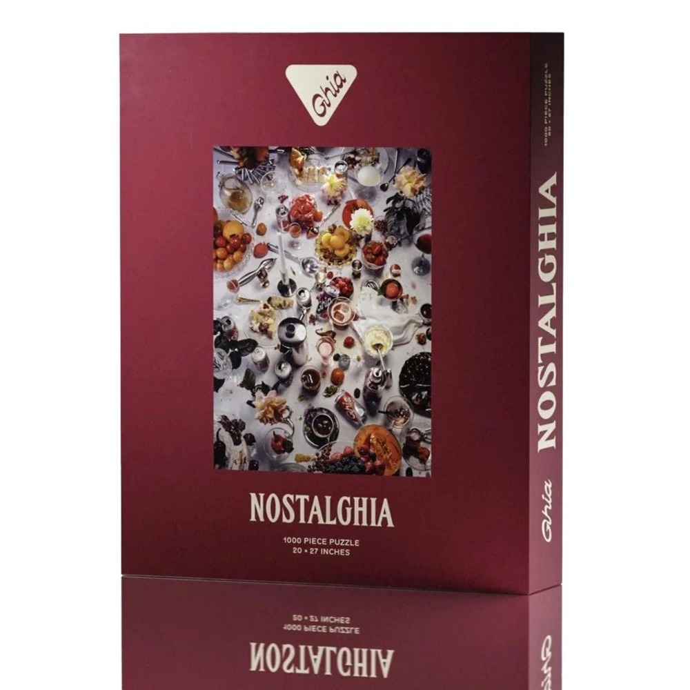 Ghia Nostalghia 1000 Piece Puzzle 20x27 Dinner Party Still Life New Sealed